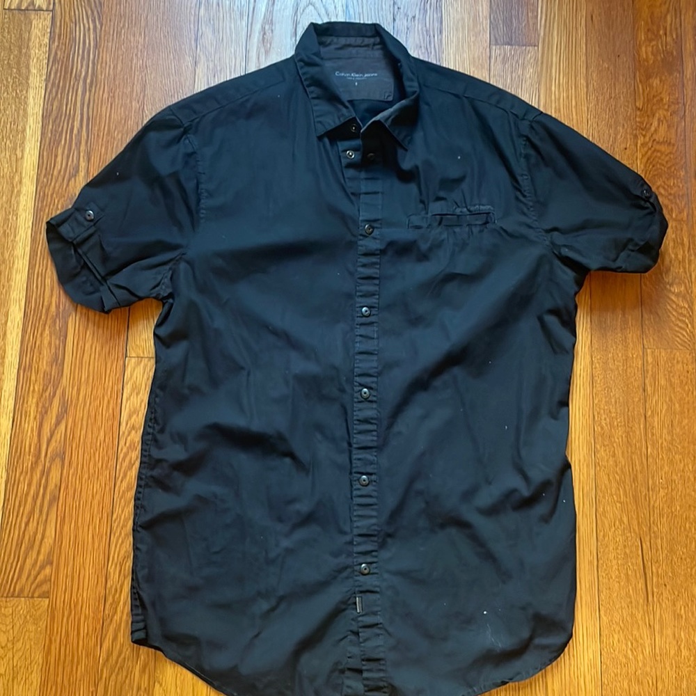 CK snap front shirt